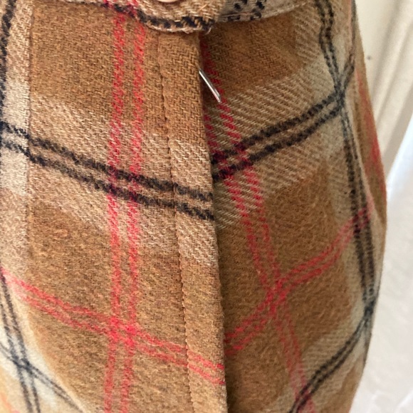 Vintage, Union label, plaid wool skirt-xs - Picture 4 of 8